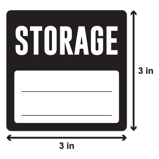 3 x 3 inch | Moving & Packing: Storage Stickers