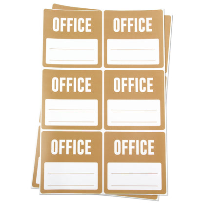 3 x 3 inch | Moving & Packing: Office Stickers