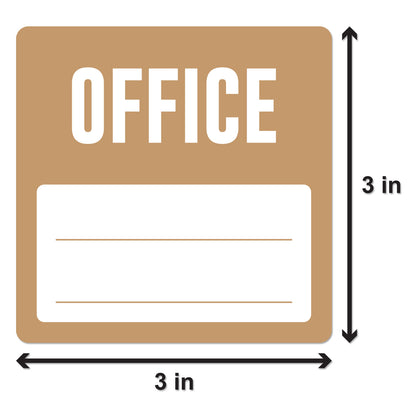 3 x 3 inch | Moving & Packing: Office Stickers