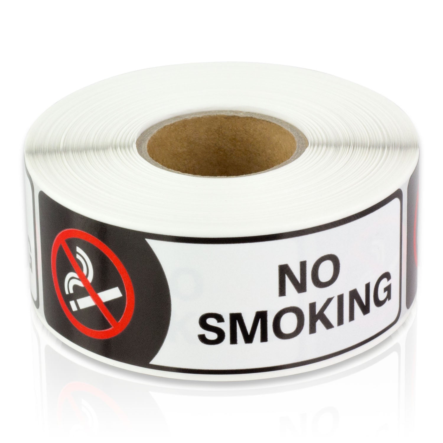 3 x 1 inch | Warning & Caution: No Smoking / Do Not Smoke Stickers ...