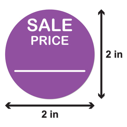 2 inch | Retail & Sales: Sale Price Stickers