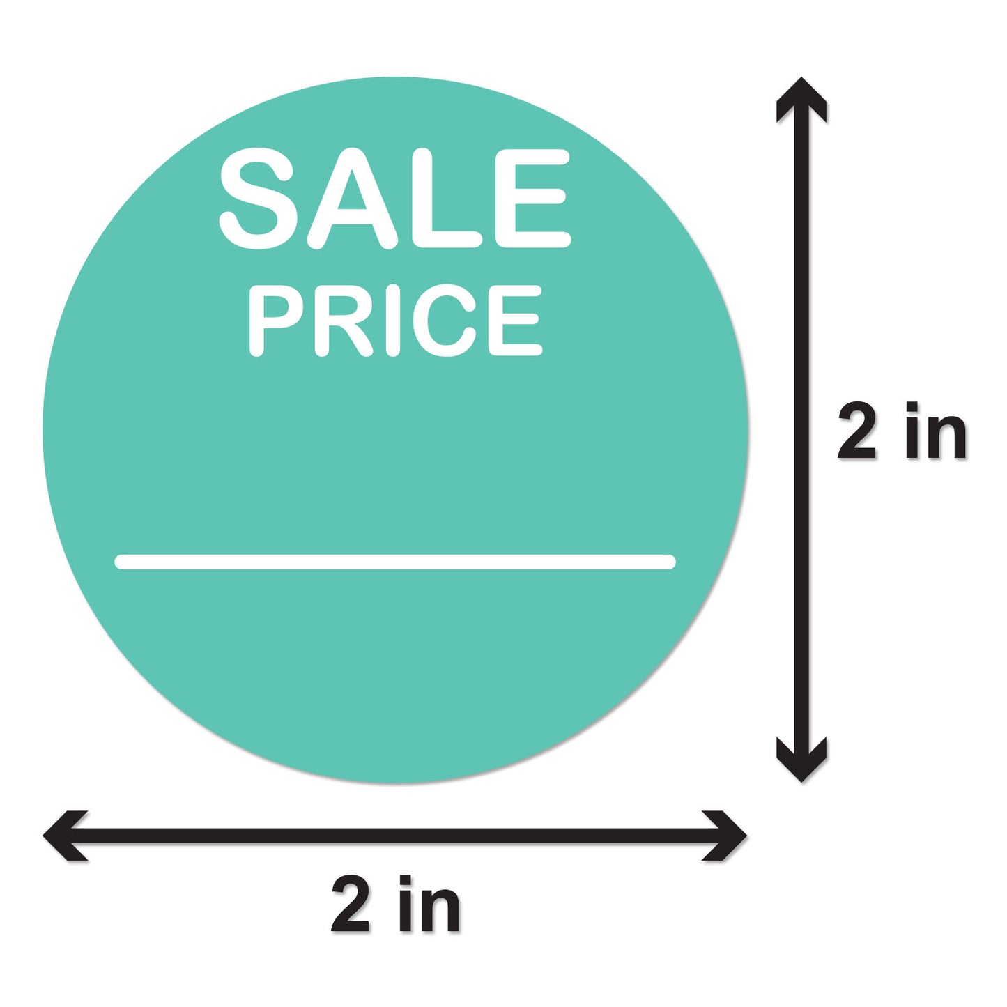 2 inch | Retail & Sales: Sale Price Stickers