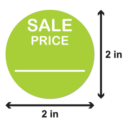 2 inch | Retail & Sales: Sale Price Stickers