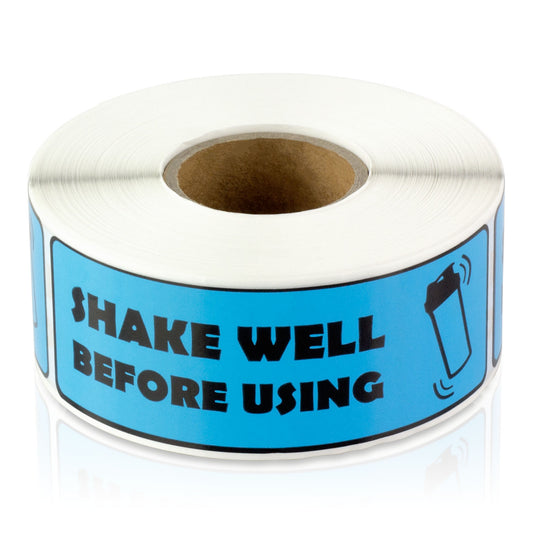 3 x 1 inch | Medical & Medication: Shake Well Before Using Stickers