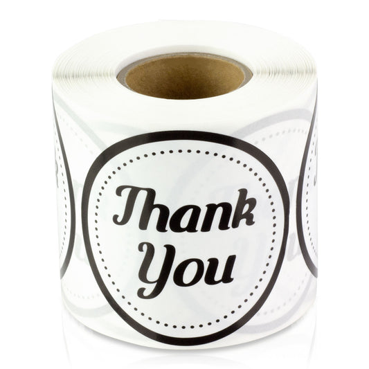 2 inch | Retail & Sales: Thank You Stickers