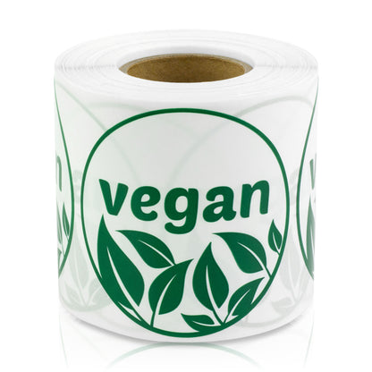 2 inch | Food Labeling: Vegan Stickers