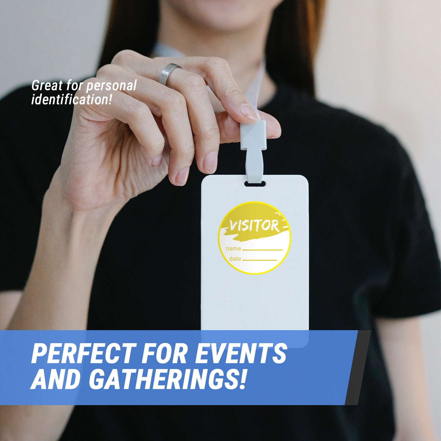 Personal identification on sale tags