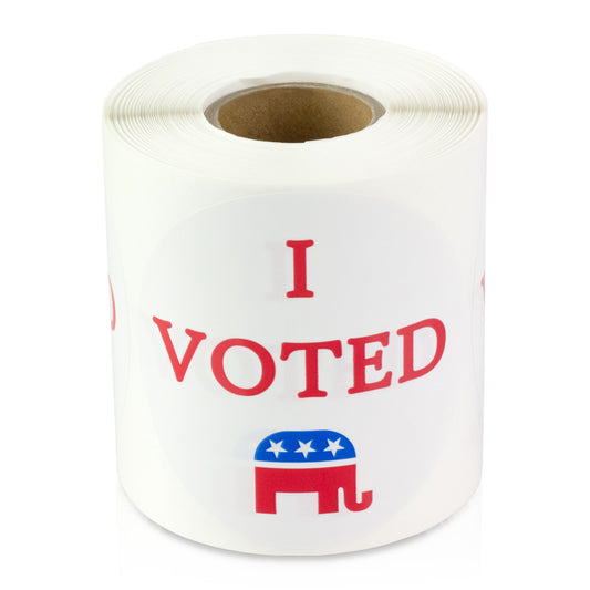 2.5 inch | Elections & Voting: I Voted Republican Stickers