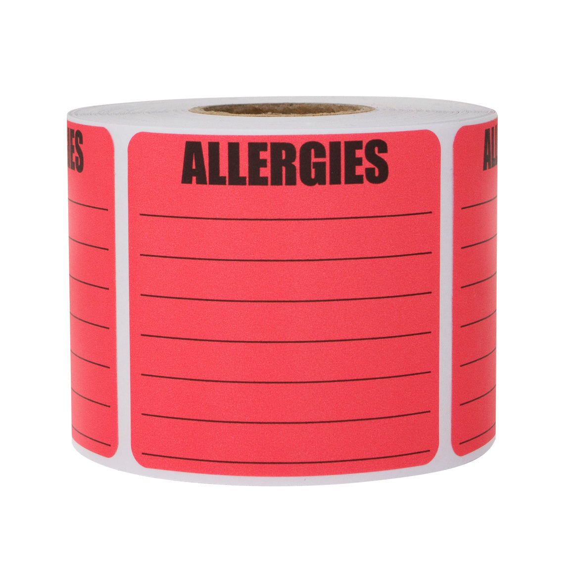 2 x 2 inch | Food Allergen: Write-in Allergies Stickers