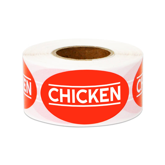 1.75 x 1 inch | Food Labeling: Chicken Stickers