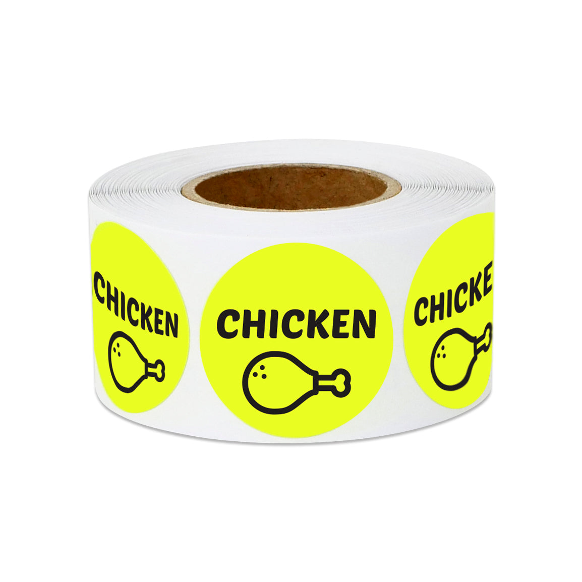 1 inch | Food Labeling: Chicken Stickers – OfficeSmartLabels