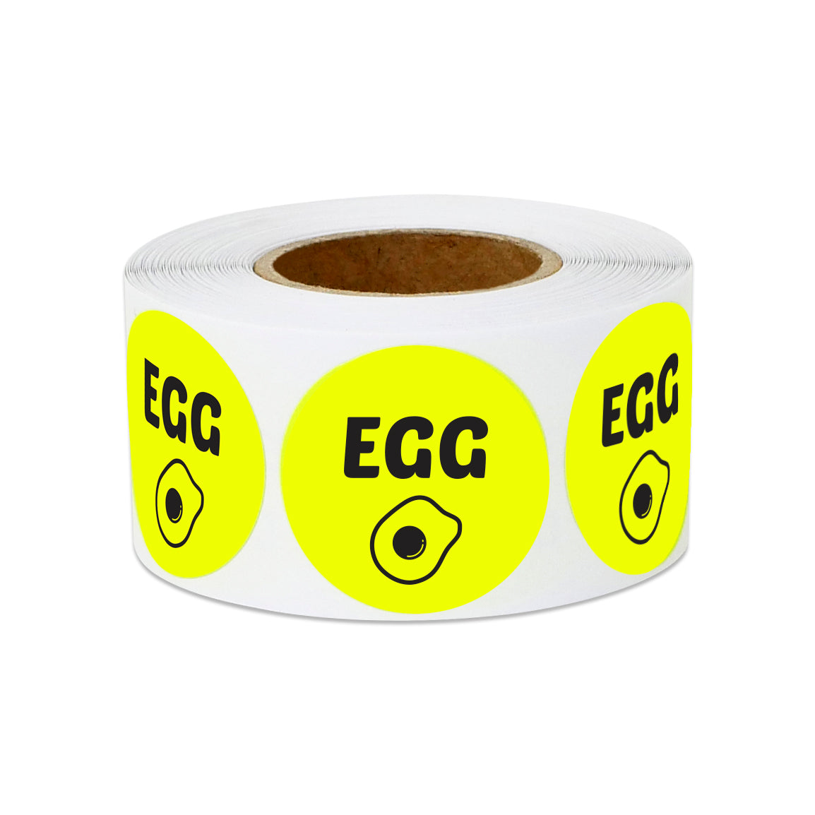 1 inch | Food Labeling: Egg Stickers