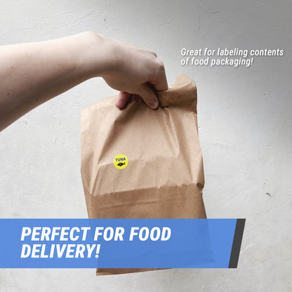 1 inch | Food Labeling: Tuna Stickers