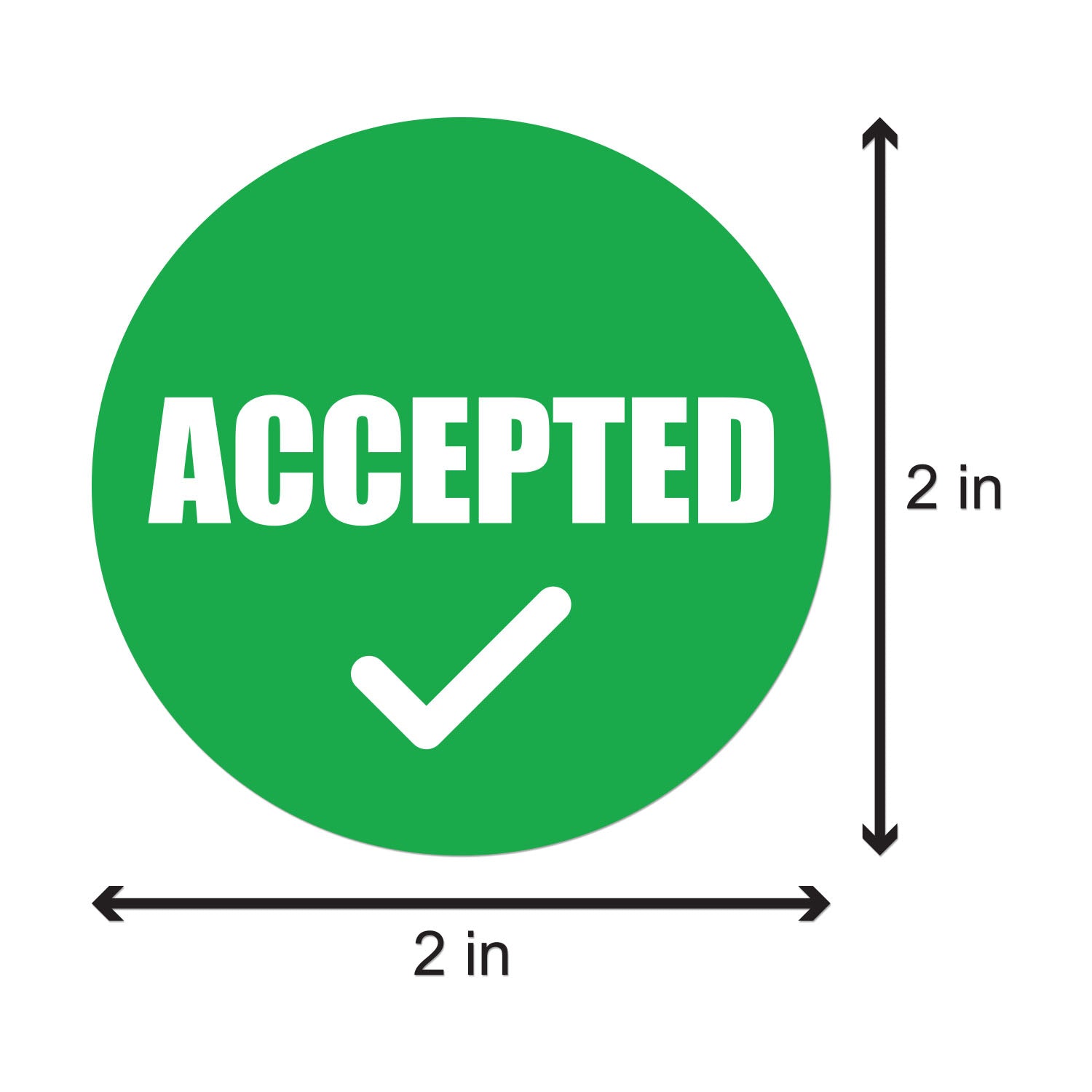 2 inch | Quality Control: Accepted Stickers – OfficeSmartLabels