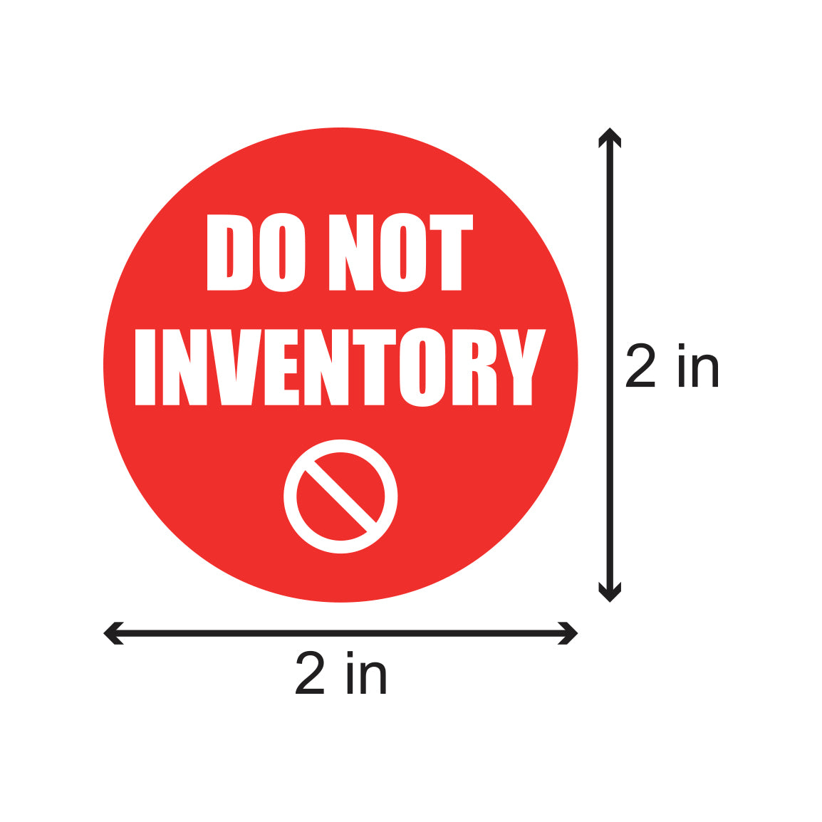 2 inch | Quality Control: Do Not Inventory Stickers – OfficeSmartLabels