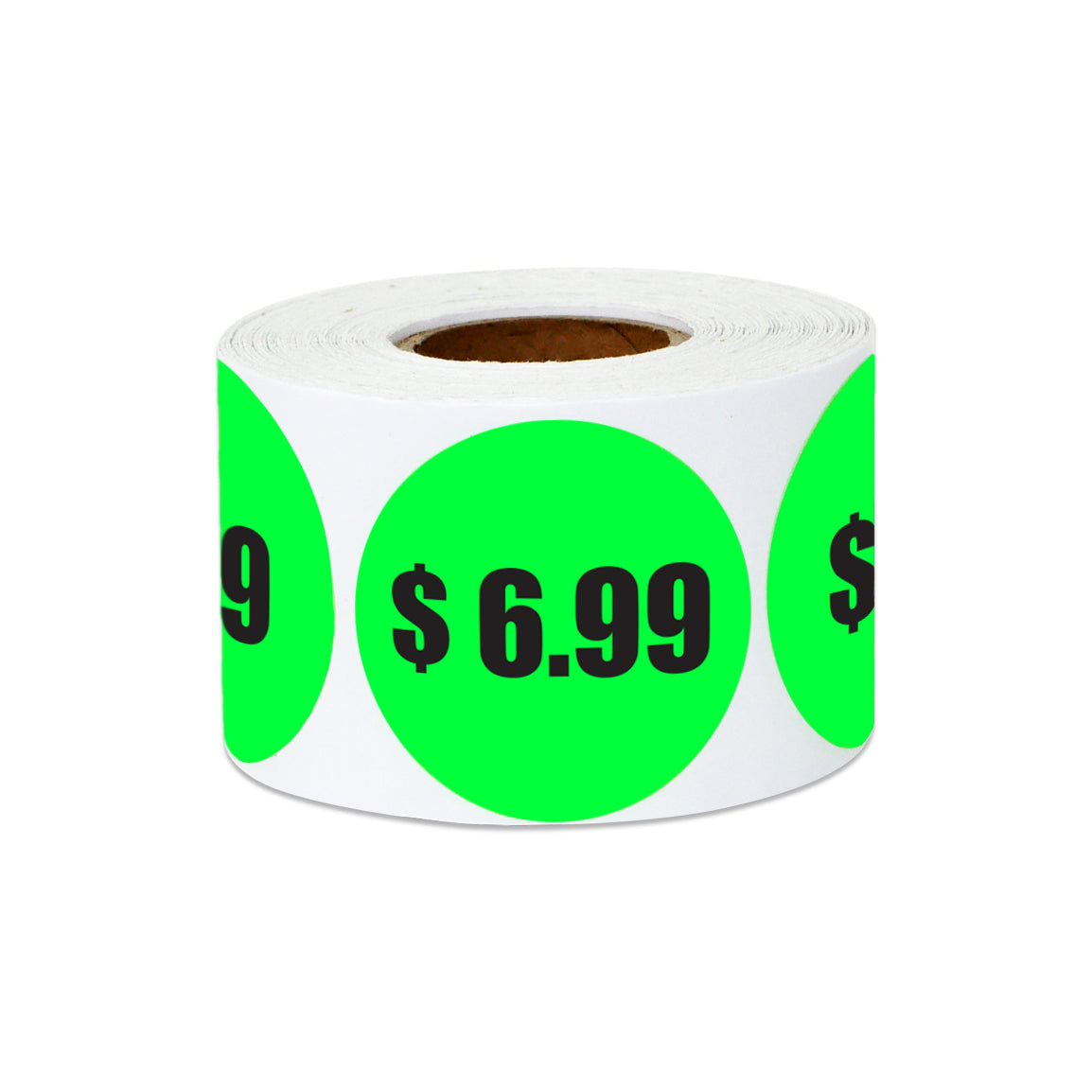 1.5 inch | Retail & Sale: $6.99 Six Dollars and 99 Cents Pricing Stickers