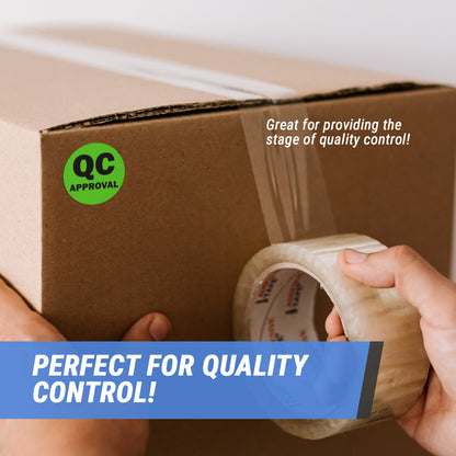 1 inch | Quality Control: QC Approval Stickers