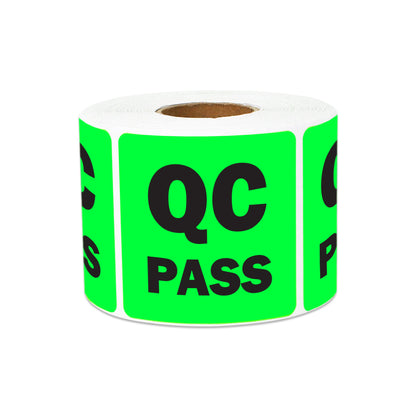 2 x 2 inch | Quality Control: QC Pass Stickers