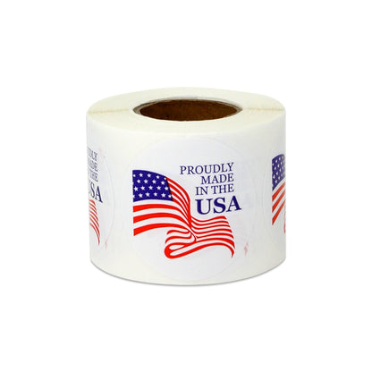 1.5 inch | Retail & Sales: America, Proudly Made in the USA Stickers