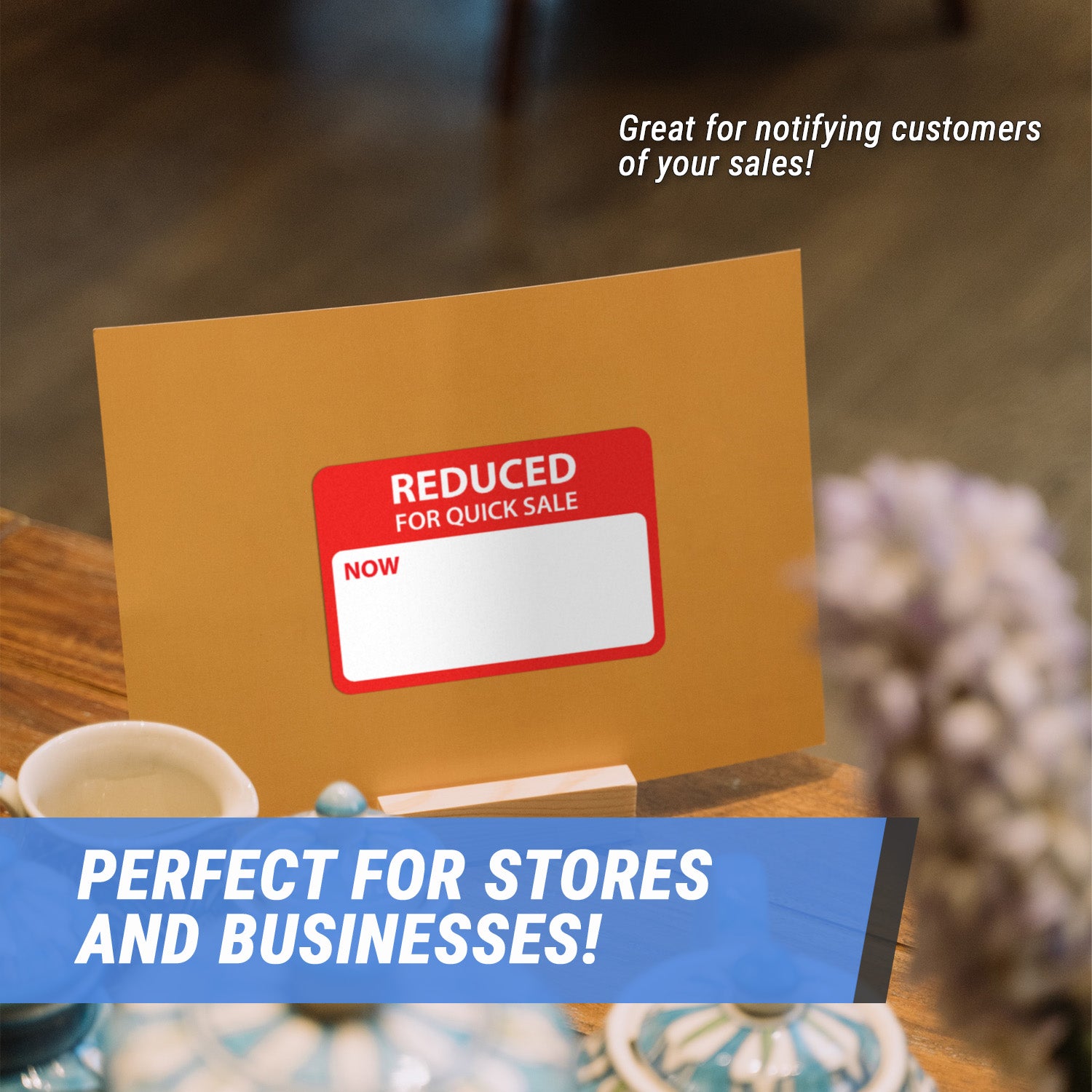 1.63 x 1.13 inch | Retail & Sales: Reduced for Quick Sale Stickers ...
