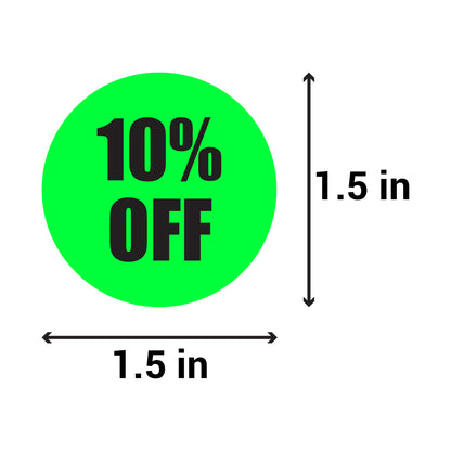 1.5 inch | Retail & Sales: 10% OFF Stickers