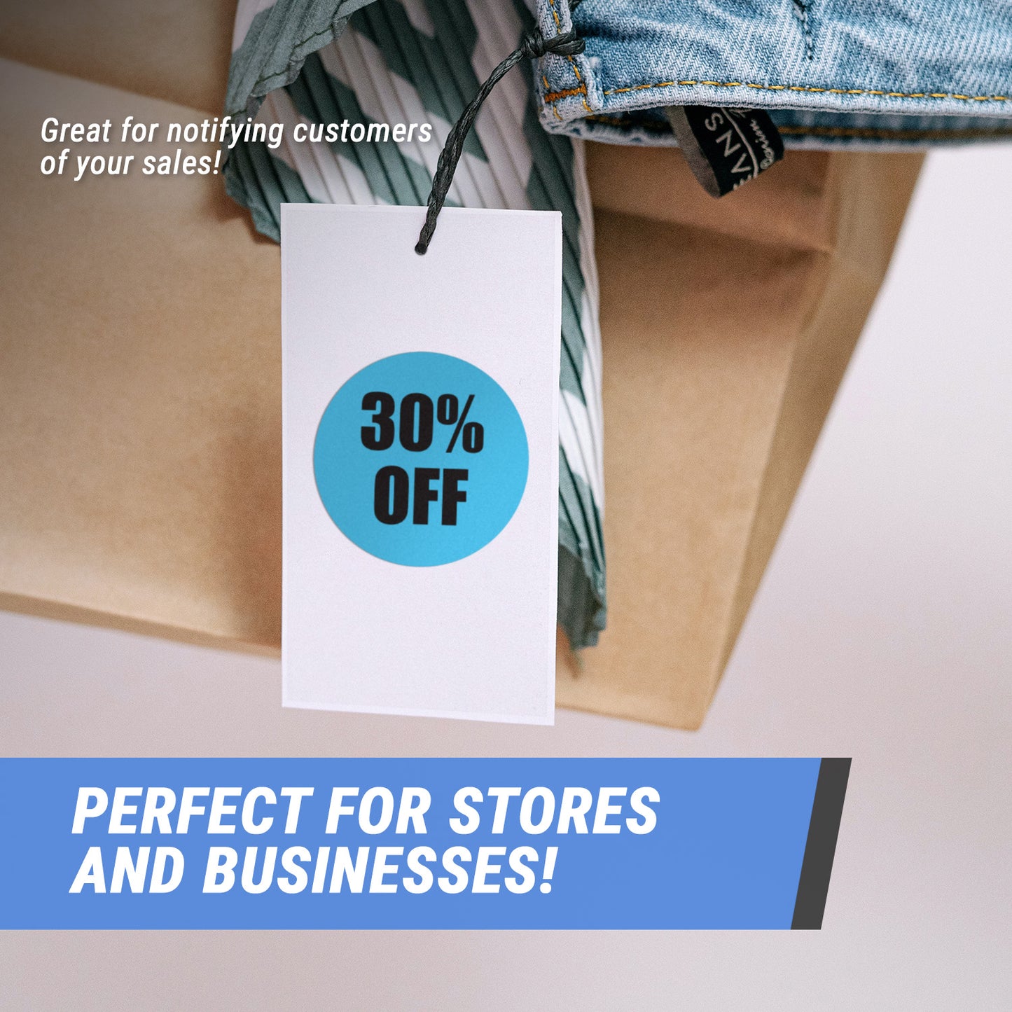 1.5 inch | Retail & Sales: 30% OFF Stickers