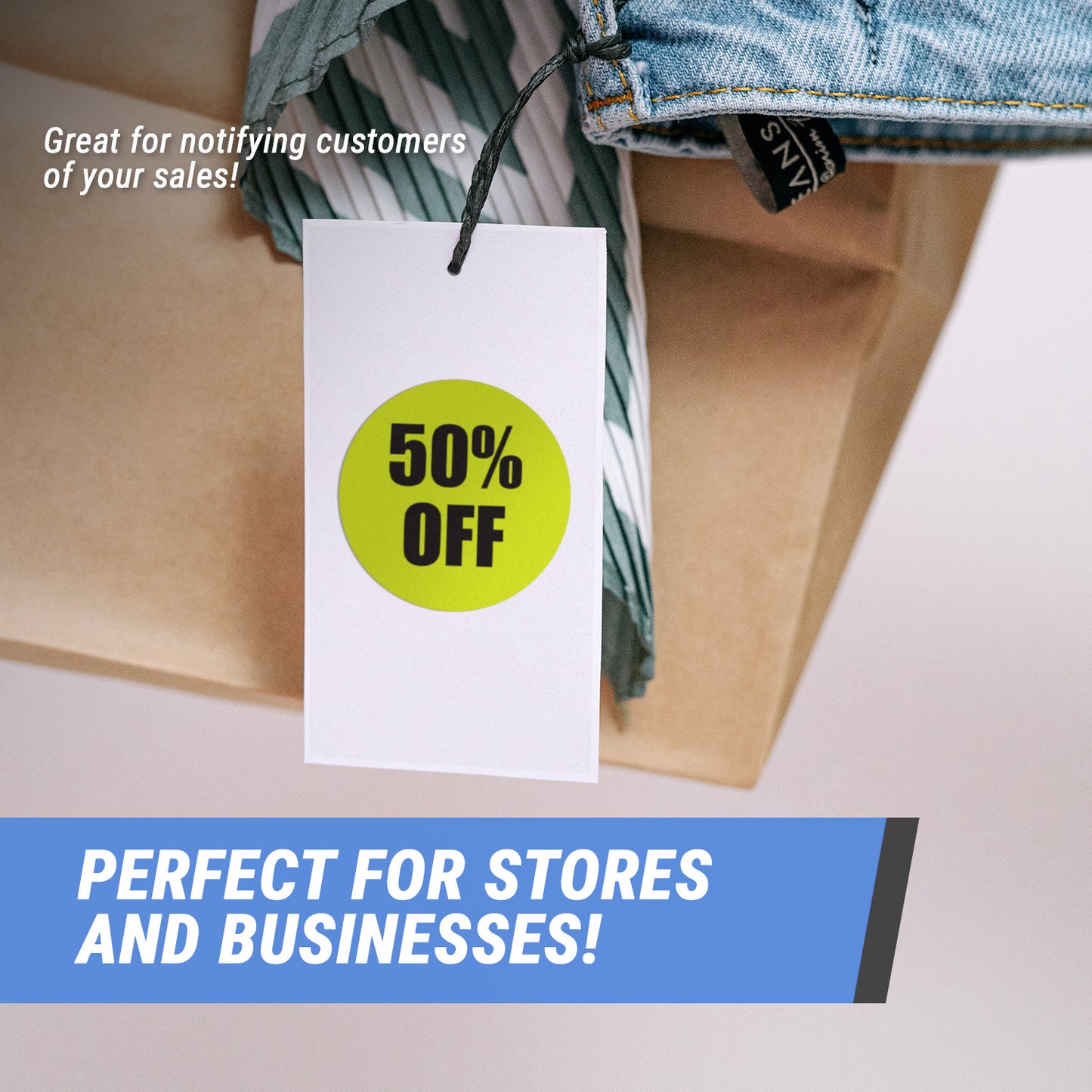 1.5 inch | Retail & Sales: 50% OFF Stickers