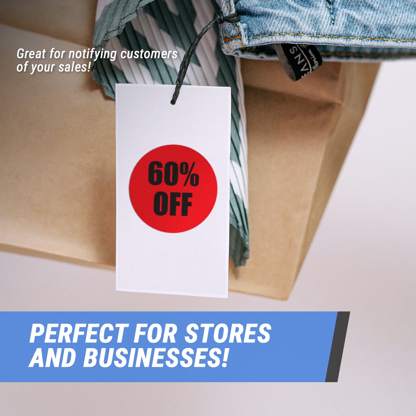 1.5 inch | Retail & Sales: 60% OFF Stickers