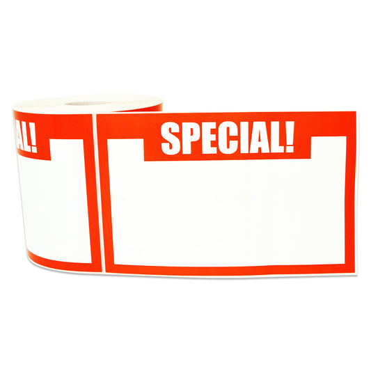 5.5 x 3.5 inch | Retail & Sales: Write-In Special Stickers