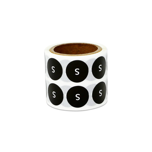 0.5 inch | Clothing & Shoe Size: (S) Small Stickers