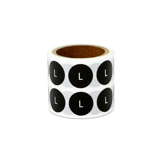0.5 inch | Clothing & Shoe Size: (L) Large Stickers