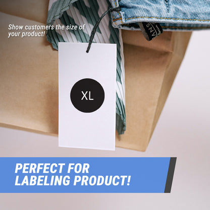 0.5 inch | Clothing & Shoe Size: (XL) X-Large Stickers