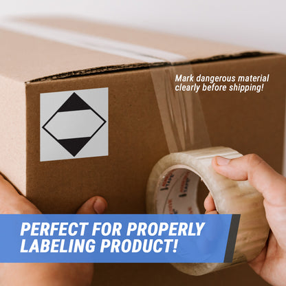 4 x 4 inch | Shipping & Handling: Write-In ORM D Stickers