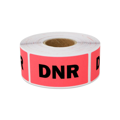 2 x 1 inch | Veterinary & Medication: DNR Do Not Resuscitate Stickers