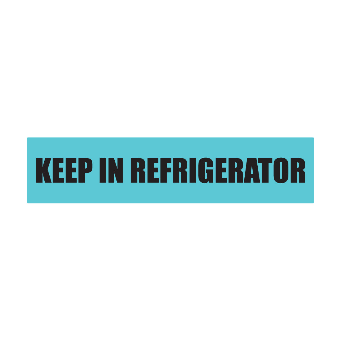 1.63 x 0.38 inch | Veterinary & Medication: Keep in Refrigerator Stickers