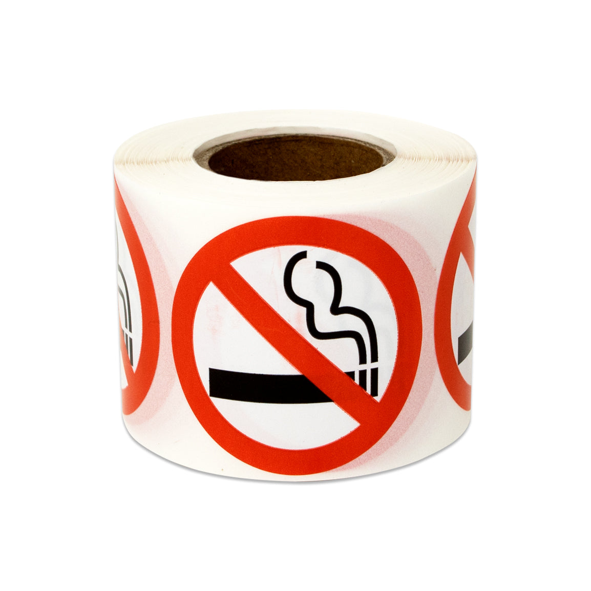 1.5 inch | Warning & Caution: No Smoking / Do Not Smoke Stickers
