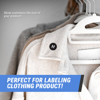 1.25 inch | Shoe & Clothing Size: (M) Medium Stickers