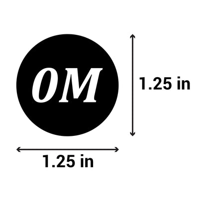 1.25 inch | Shoe & Clothing Size: Baby Clothing (0M) 0-Months Stickers