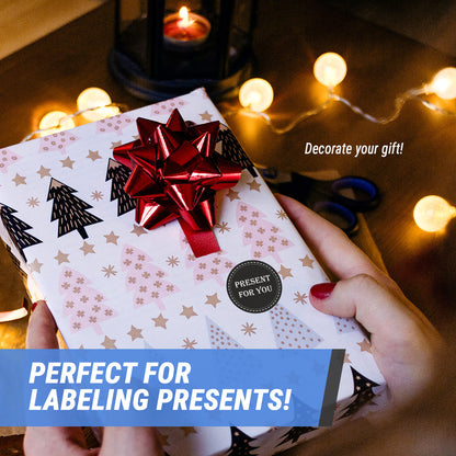 1.5 inch |  Retail & Sales: Present for You Stickers
