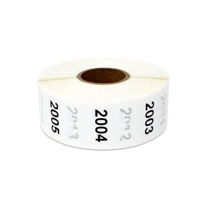1 inch | Inventory: Consecutive Numbers "2001 to 3000" Stickers