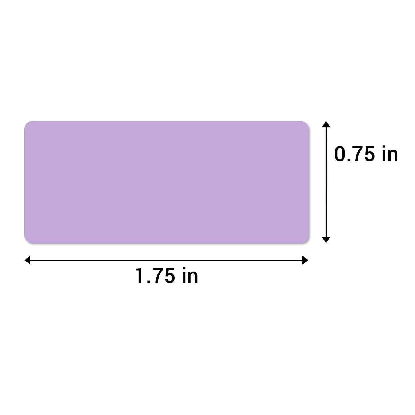1.75 x 0.75 inch | Inventory: Color-Coded Inventory Stickers