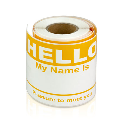 4 x 2.31 inch | Name Tags: Hello My Name is Stickers