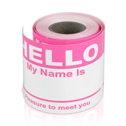 4 x 2.31 inch | Name Tags: Hello My Name is Stickers