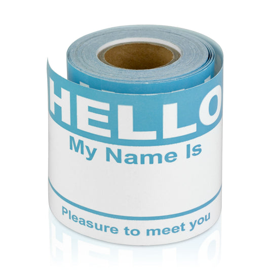 4 x 2.31 inch | Name Tags: Hello My Name is Stickers
