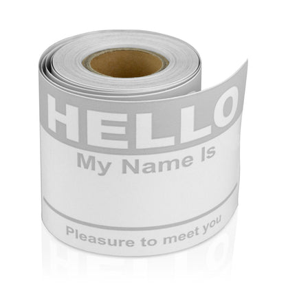 4 x 2.31 inch | Name Tags: Hello My Name is Stickers