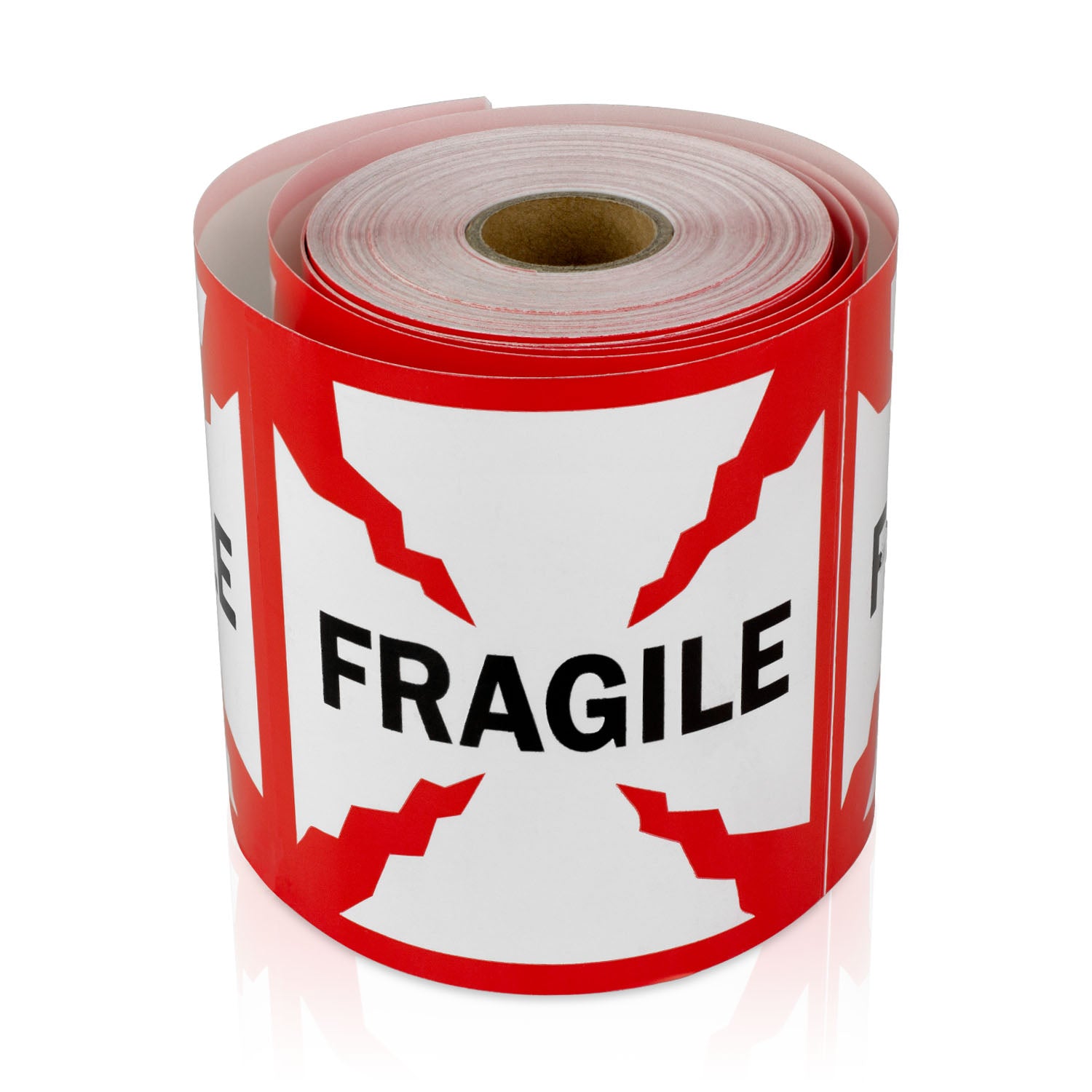 4 x 4 inch | Shipping & Handling: Fragile Stickers - Glass Warning Sti ...