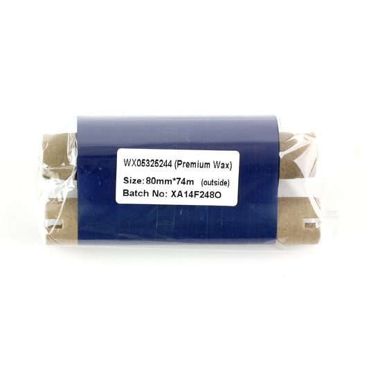 3.30 inch x 244 ft. | Wax Thermal Transfer Ribbons (1/2 inch Core)