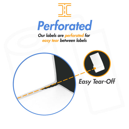 3 x 1 inch | Blank Direct Thermal Labels (1 inch Core)