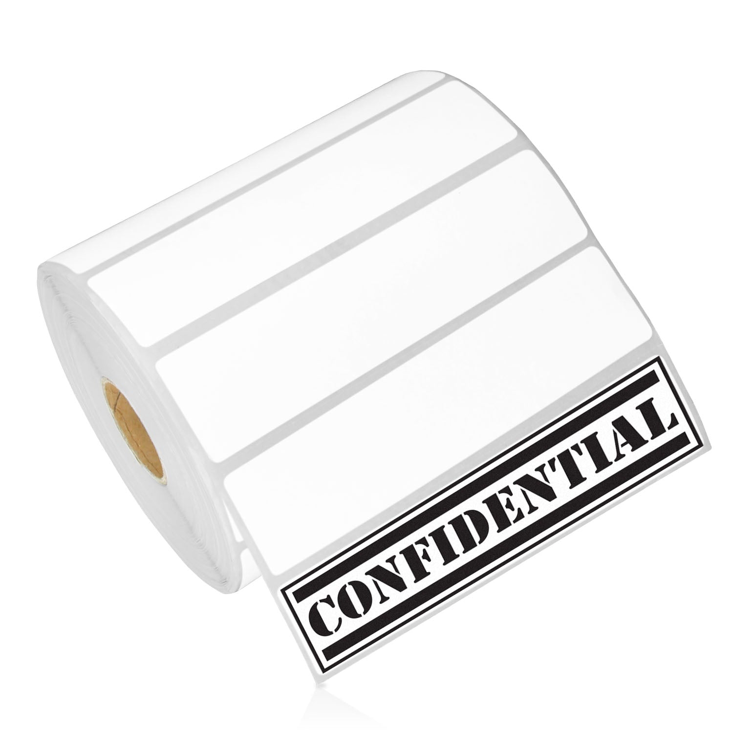 I Inch Label 4 x 1 inch | Blank Direct Thermal Labels (1 inch Core) – OfficeSmartLabels