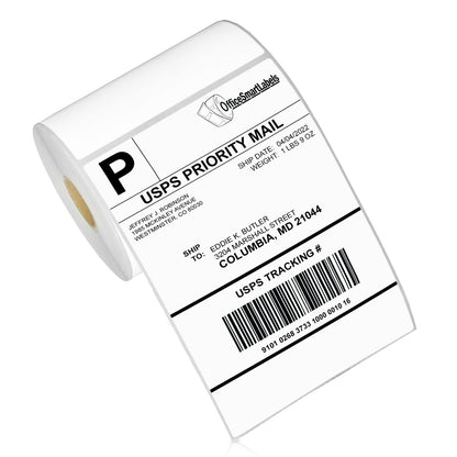 4 x 6 inch  | Blank Direct Thermal Labels (1 inch Core)